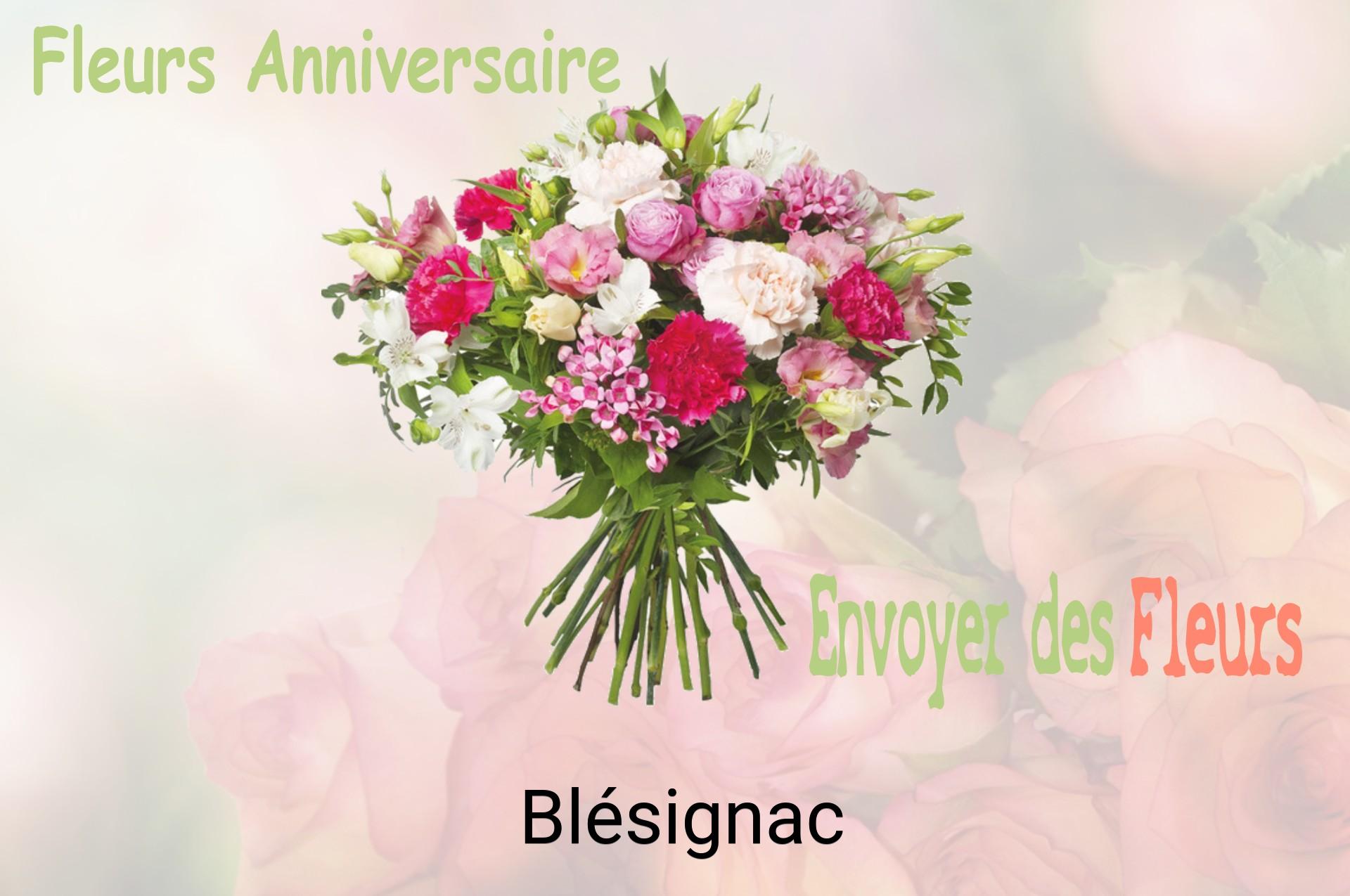 Bouquet de fleurs d’anniversaire livré à Blésignac